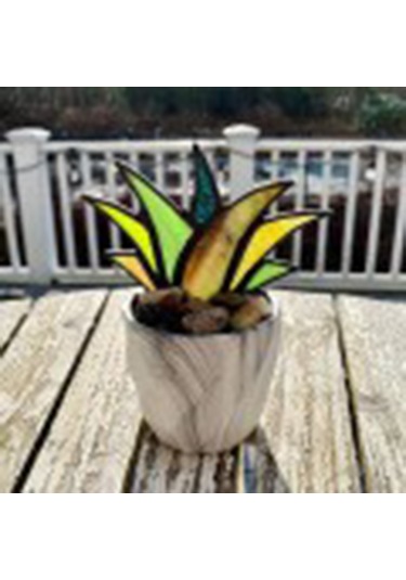 Hangfox Eşsiz Ev Dekorasyonu: Gerçekçi Agave Aloe Bitki Saksısı - Zekice Tasarım, Dayanıklı Malzeme İle Sınıfık Ev Stili