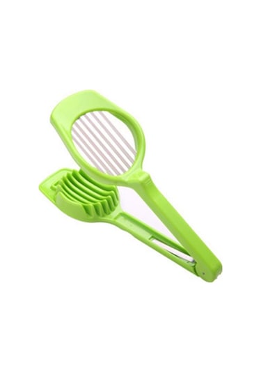 Yeşil 1 Adet Mutfak Aletleri Kesim Yumurta Dilimleme Kesici Kalıp Çiçek Kenarları Alet Yeşil