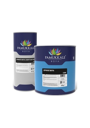 Pamukkale 4200 Epoksi Boya 3 Kg+0.6 Kg Beyaz