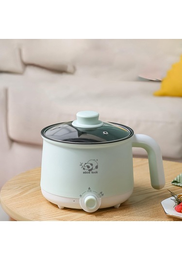 Homyl Mini Sıcak Tencere Yapışmaz Erişte Pişirici Vapursuz