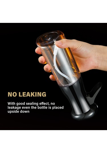 Vkemall Cam Yağ Sprey Şişesi Mangal Pişirme Yağı Zeytinyağı Kontrol Tenceresi Mutfak Plastik Hava Basınçlı Yağ Sprey Tenceresi Sprey Şişesi Siyah Yağ Sprey Şişesi Plastik + Yağ Fırçası + Temizleme Fırçası Siyah
