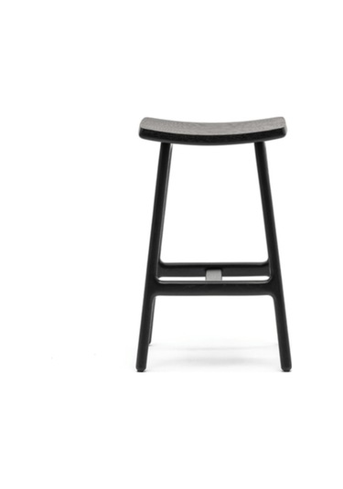 Odd Bar Taburesi, Siyah Meşe Ve Modern Çizgilerle Şıklık