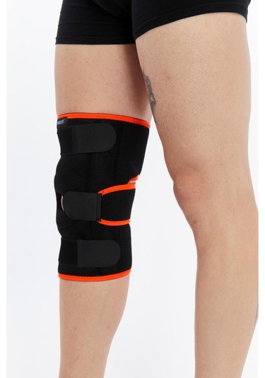 Prolife Ortopedi Patella Destekli Dizlik Siyah-turuncu