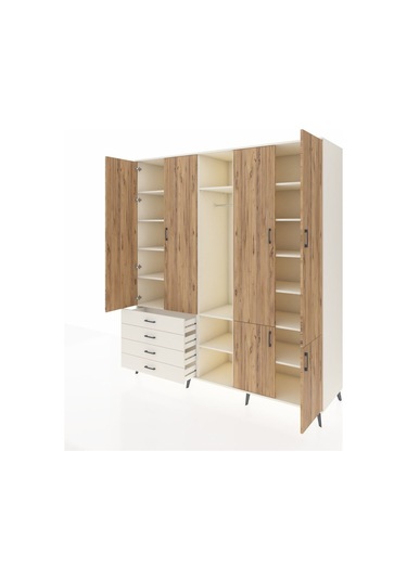 Kronos Dolap 14 Raflı 4 Çekmeceli Tek Askılı 220x59x243 Aytaşı-çam/aytaşı Atlas Çam/aytası Kronos Dolap 14 Raflı 4 Çekmeceli Tek Askılı 220x59x243 Aytaşı-çam/aytaşı Atlas Çam/aytası