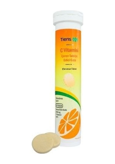 Tiens C Vitamini İçeren Efervesan Takviye Edici Gıda