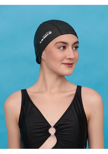 Larsen Erkek Ve Çocuklar İçin Yüzme Havuzu Kumaş Şapkası 228710848 Siyah