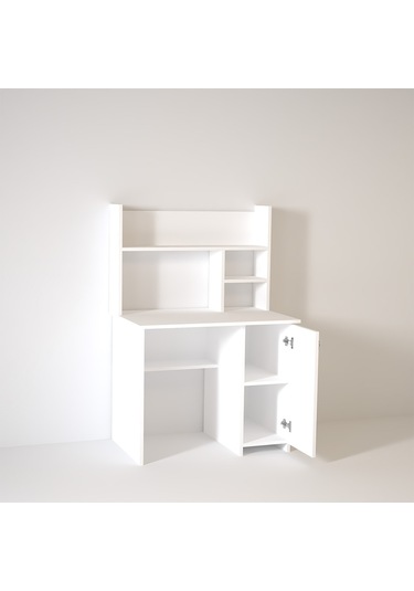 Kalenderdekor1 Kalender Dekor Lucas 90 Cm Çalışma Masası Lc01 Beyaz