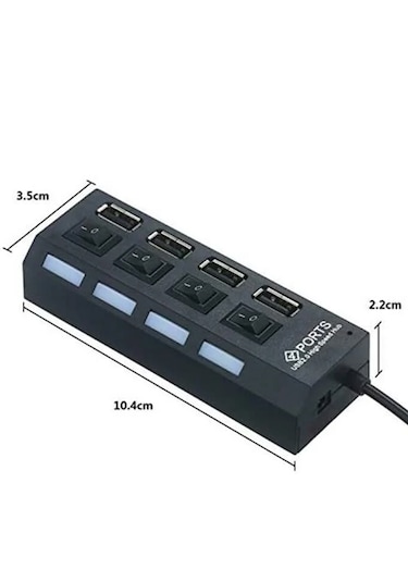 4 Portlu Usb Çoklayıcı Yd-76 Usb 2.0