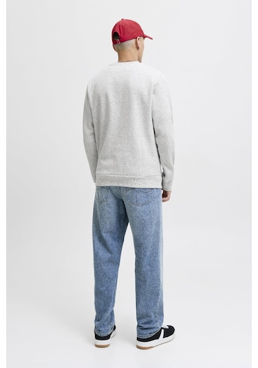 Jack & Jones Jjmakoto Sweat Crew Neck Erkek Sweatshirt - Şık ve Rahat Tasarım Çok Renkli