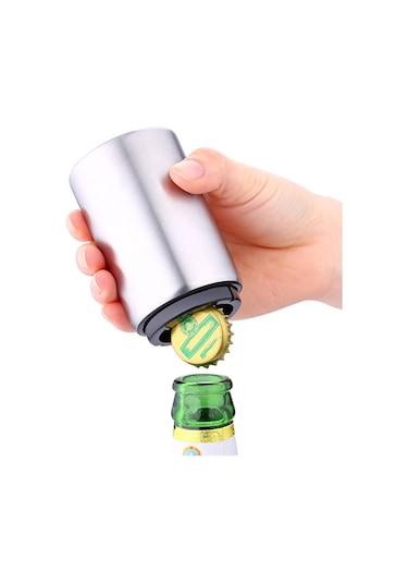 Manyetik Otomatik Bira Şişesi Kapağı Açacağı Paslanmaz Çelik Bir Bira Açacağı Mutfak Araçları, Boyutu: 8.5 X 5.2 Cm Diğer