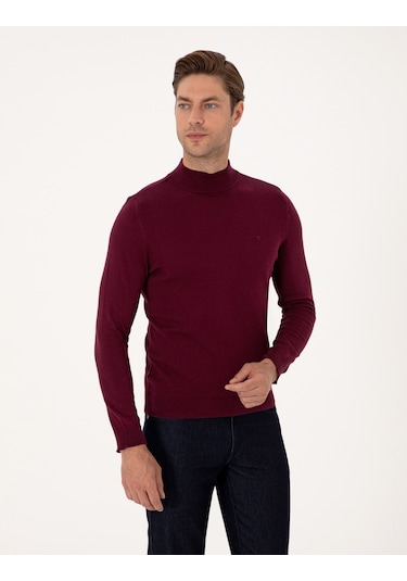 Pierre Cardin Erkek Bordo Kazak /triko 50314176-vr014 Bordo