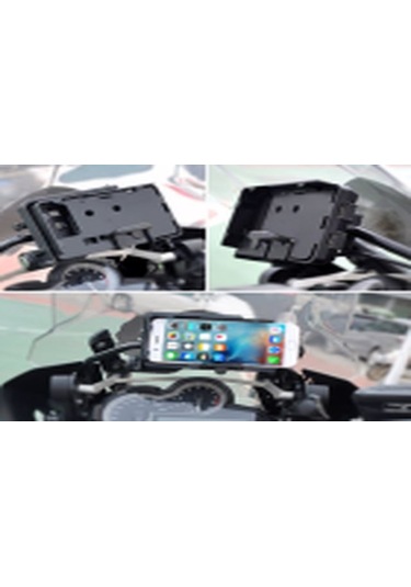 Bmw Kablosuz Şarj Özellikli Telefon Tutucu Tüm Motosikletlere Uya