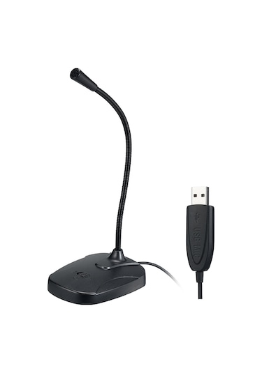 Singree Profesyonel Usb Mikrofon - Gürültü Önleyici, Oyun, Yayın Ve Konferans İçin Esnek Metal Hortumlu