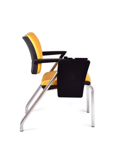 Koltukstilim Sahra Turuncu Deri Çalışma Koltuğu Ofis Koltuğu Diğer