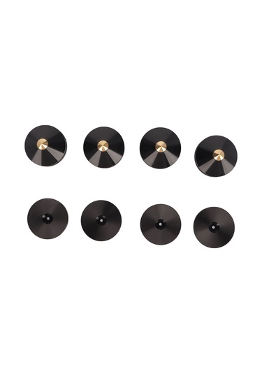 Fosenze 4 Adet Alüminyum Hoparlör Vibration Dämpfer Jırtık Paspasları - Hoparlörler, Amfi, Cd/dvd Çalarları İçin Sessizleştirici Aksesuarlar