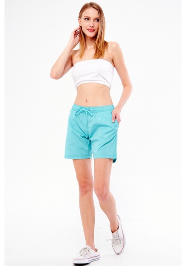 Fantasy Kadın Mint Yeşili Hızlı Kuruyan Deniz Şortu Edy6110my Mint Yeşili