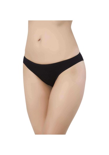 Biçomi 8 Adet Süper Eko Set Likralı Kadın Slip Külot Siyah Kırmızı Gri Mavi Çok Renkli