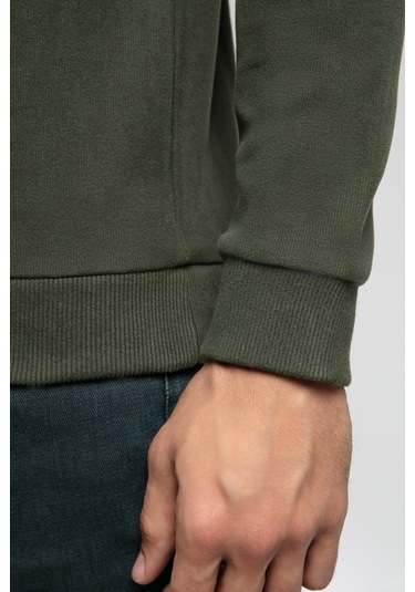 Lee Cooper Erkek Sweat 261 Lcm 241063 5203 Açık Haki Açık Haki