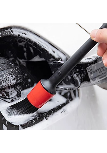 5'li Kaliteli Farklı Boyutlarda Oto Detay Fırça Seti 5 Adet Oto Araba Yıkama Klima Temizleme Fırçası
