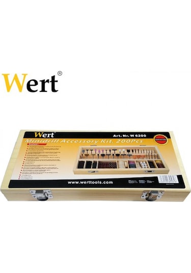 Wert 6200 Gravür Hobi Seti Aksesuar Kiti 200 Parça