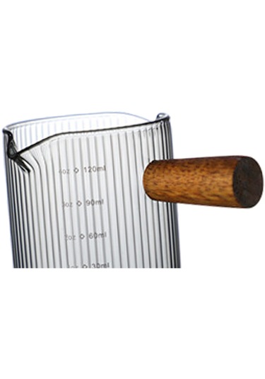 Homyl Çayevi Cafe Için Cam Ölçüm Kabı Isıya Dayanıklı Stil E 120ml