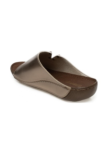 Muya Nest Anatomik Dört Mevsim Kadın Terlik Platin 36