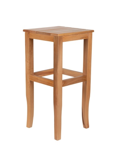 Masif Ahşap Tabure Mini 60cm Natürel Doğal Kayın Ağacı Diğer