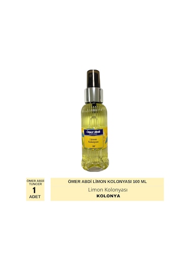 Ömer Abdi 80 Derece Limon Kolonyası 100 Ml