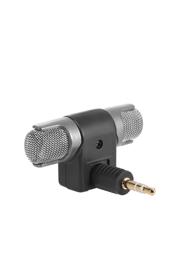 Fosenze Gopro Hero 3/3+/4 Ve Aee Spor Kameraları İçin Stereo Mikrofon - Ses Kalitesini Artırır - 3.5mm'den Mini Usb'ye Adaptör Kablosu Dahil