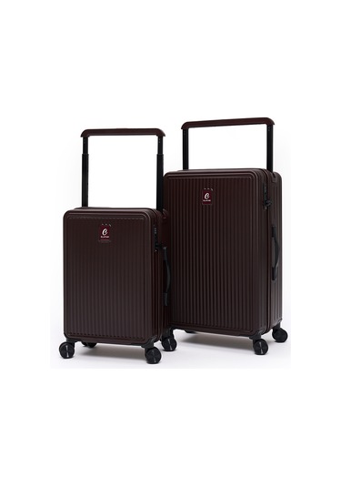 Elatae Vouge Exclusive Ultra Strong 2'li Valiz Seti Orta Boy - Kabin Boy Mor V10737 Mor