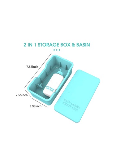 Youtek Mavi Ev Kullanıma Uygun Toplum İçin Kulak Mumu Temizleyici, Basma Kontrollü Sulama Sistemi Seti Mavi