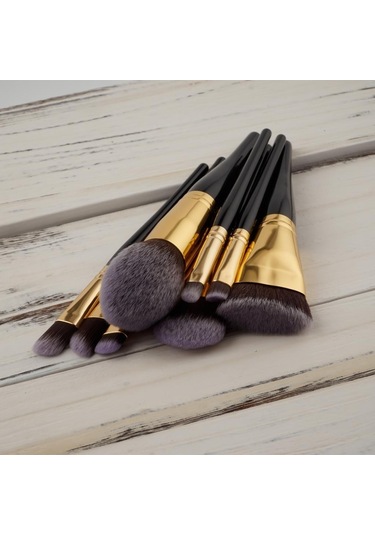 Suntek 8 Parça Profesyonel Makyaj Fırça Seti Göz Farı Vakfı