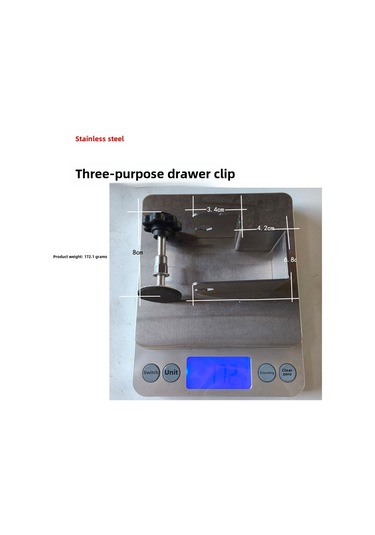 Yunboo Üç Kullanimli Uzun Eğri G-simsekli Paslanmaz Çelik Dolap Panel Sabitleyici Klip - Kayma Önleyici Paspaslı Ve Yüzey Korumalı 152g Diğer