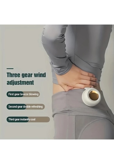 Xuweiwei Taşınabilir Mini Fan Yeşil 3 Hız Ayarı Usb Şarj Uzun Süreli Güç Hafif Döner Tasarım Açık Hava Maceraları İçin