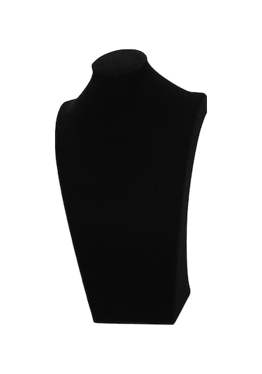 Trendooze Sunumu Styleb-34cm Siyah Şık Şifonyer Showroom Mücevher Kolye Göğüs Göğüs 34cm Fn