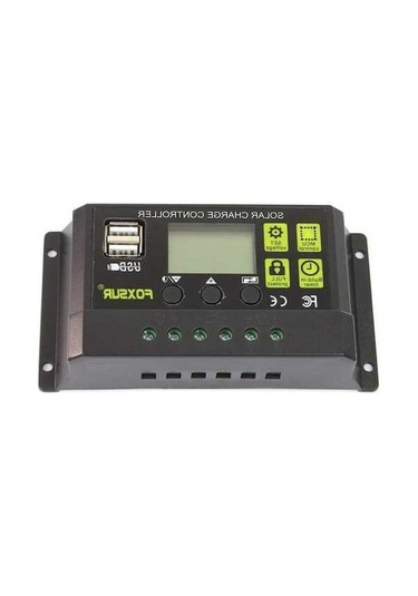 Tongxida 12v/24v Otomatik Tanımalı 10a/20a/30a Pwm Güneş Paneli Şarj Kontrol Cihazı, Akıllı Yönetim