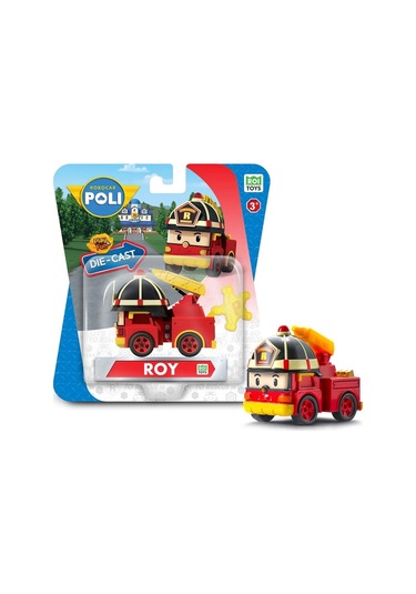 Robocar Poli Metal Araç Karakter Figürler - Roy 83161 Standart