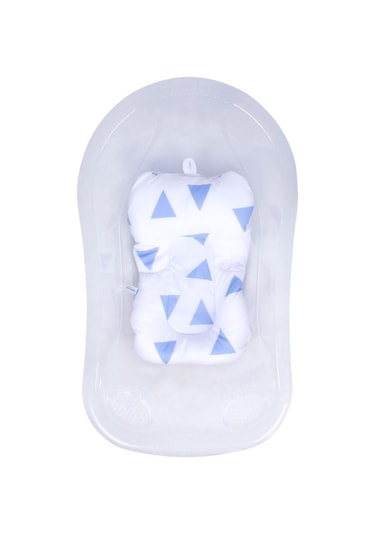 Sevi Bebe Cozy Banyo Minderi Art-69 Mavi Üçgen