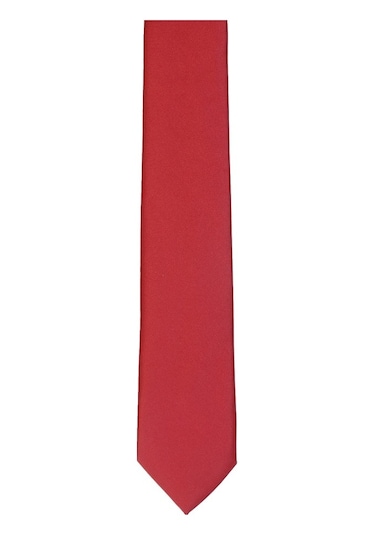 Morven Erkek Bordo Basic Kravat Bordo