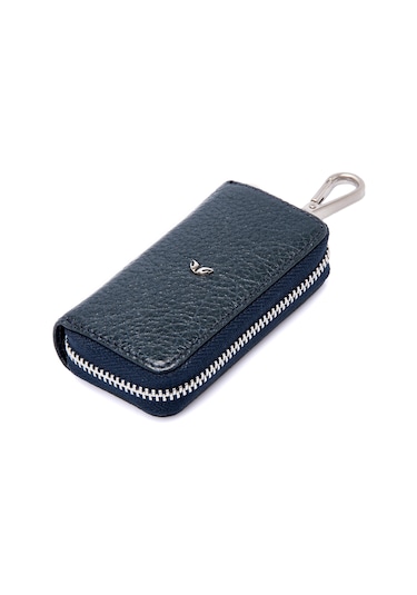 Tergan Lacivert Deri Unisex Anahtarlık 00257x86