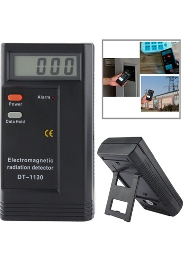 Butuglobal Elektromanyetik Radyasyon Dedektörü Emf Metre Test Cihazı Siyah