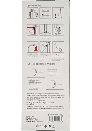 Nettech Nt-mt01 Telefon Multi-function Tripod Stand - Siyah -