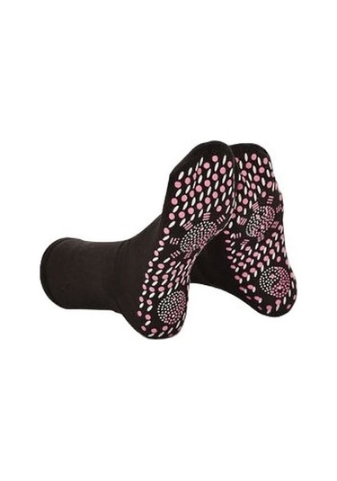 Yihemaoyi Future Kendinden Isıtmalı Çoraplar Sağlık Bakım Sıcak Tutan Çoraplar Soğuğa Dayanıklı Orta Boru Siyah Ee Siyah