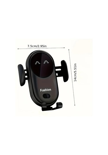 Elmpaly Mavi Kablosuz Araç Şarj Cihazı Otomatik Kavrama İphone Uyumlu 16 Pro Max 15 14 Samsung Galaxy Uyumlu S24 S23 S22 İçin