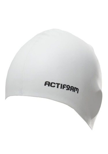 Actifoam Silikon Bone Deluxe Yüzücü Havuz Bonesi/beyaz Beyaz