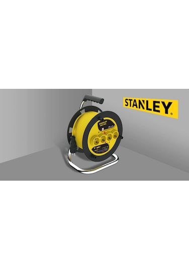 Stanley ST-E-5015 Makaralı Kablo 50 Mt, 3x1.5mm, 4 Prizli, IP20 Fiyatları  ve Özellikleri