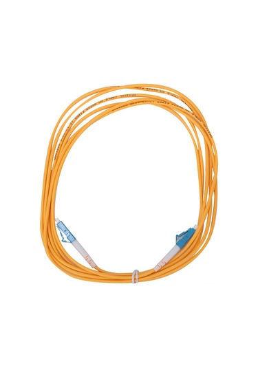 Fosenze Lc-lc Tek Mod Tek Çekirdekli Optik Fiber Kablosu, 3m, Pvc Kablo, Seramik Ferrule, Düşük Giriş Kaybı, 2 Adet