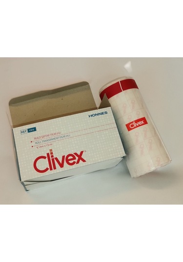 Clivexşeffaf Film 9,14x15 Şeffaf Su Geçirmez Rulo Yara Bandı Banyo Bandı