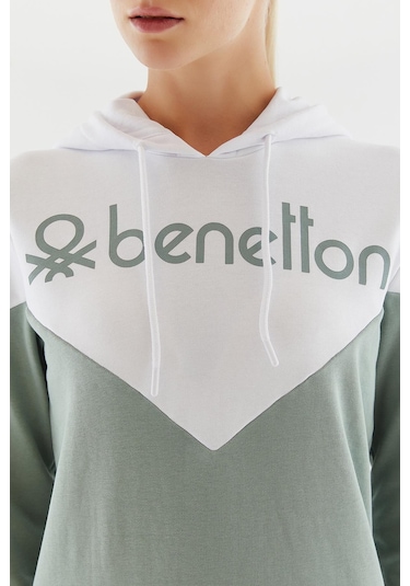 United Colors Of Benetton Kadın Sweatshirt Bnt-w20708 Mint United Colors Of Benetton Kadın Sweatshirt Bnt-w20708 Mint