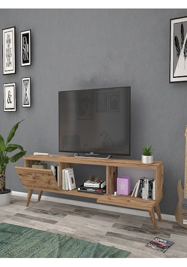 Mbes Mobilya Eda Atlantik 140 Cm Tv Ünitesi (Atlantik Çam)